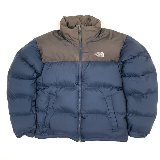 Mens Navy The North Face Nuptse 700  Coat