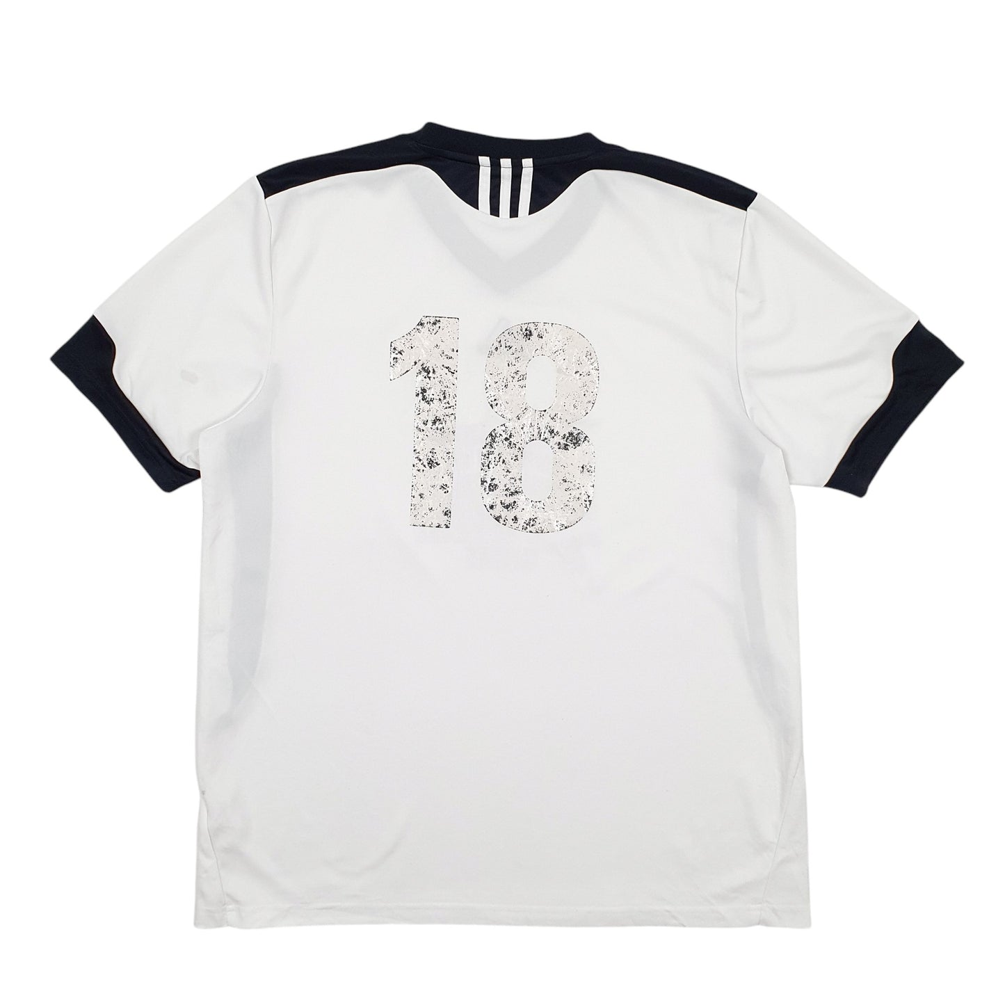 Mens White Adidas  Short Sleeve T Shirt