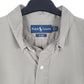 Mens Khaki Ralph Lauren Oxford Long Sleeve Shirt