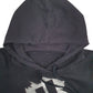 Womens Black Adidas Spellout Hoodie Jumper