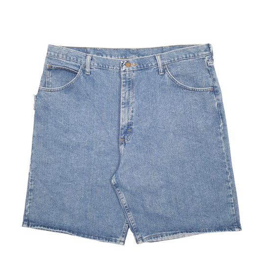 Mens Blue Wrangler Denim Jeans Jorts Denim Shorts