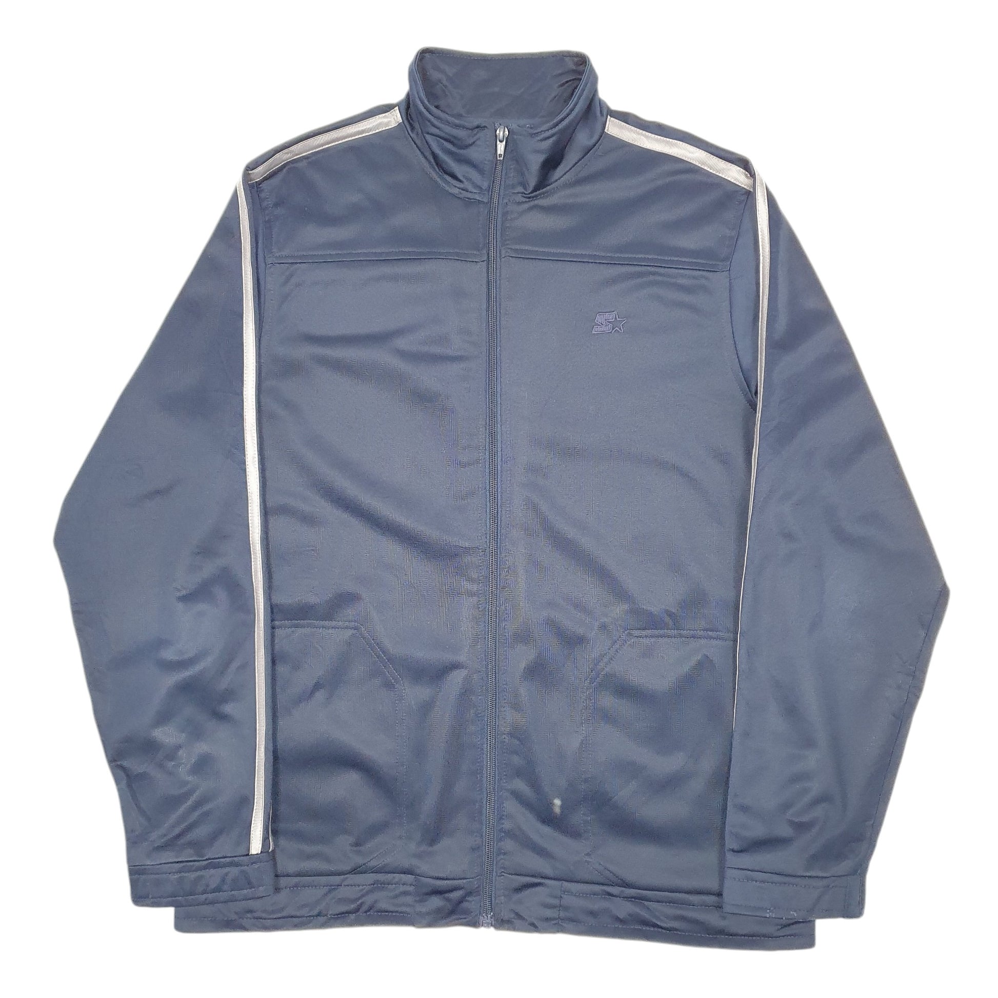 Mens Navy Starter Active Track Top Full Zip Jumper