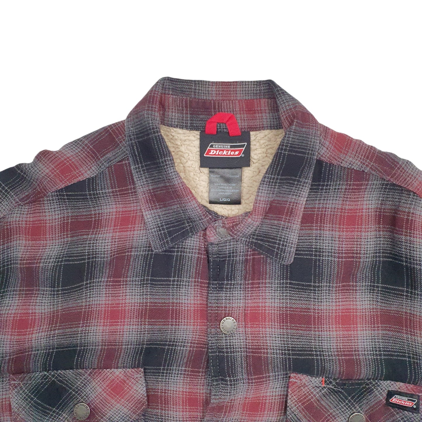 Mens Grey Dickies  Long Sleeve Shirt