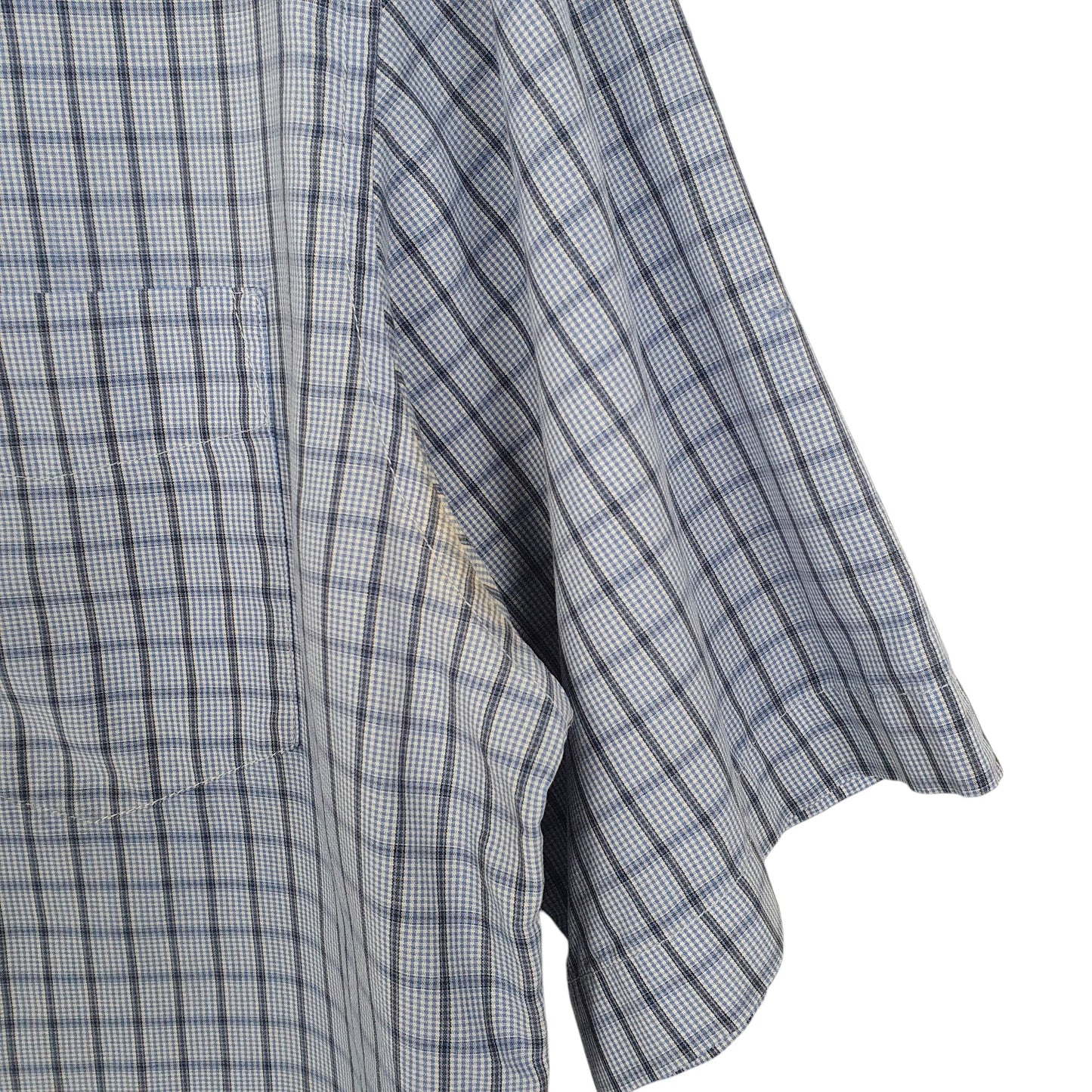 Mens Blue Dockers  Short Sleeve Shirt