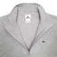 Mens Grey Lacoste  Quarter Zip Jumper