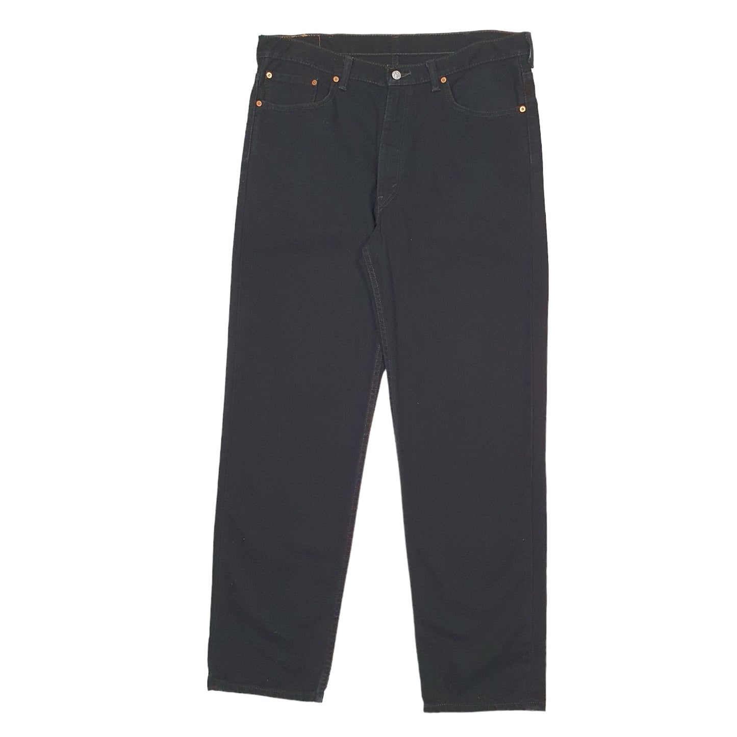 Mens Black Levis  505 JeansW38 L34