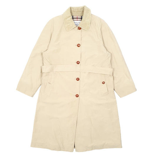 Womens Beige Burberry Mac Rain London Belted  Coat