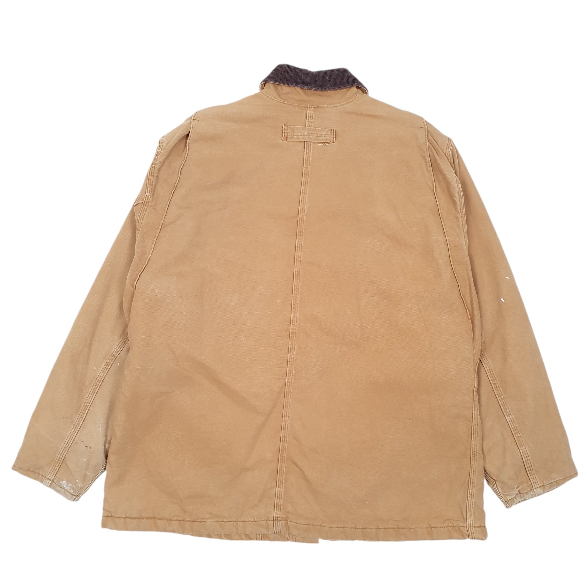 Mens Tan Dickies Workwear Barn Coat Duck  Coat