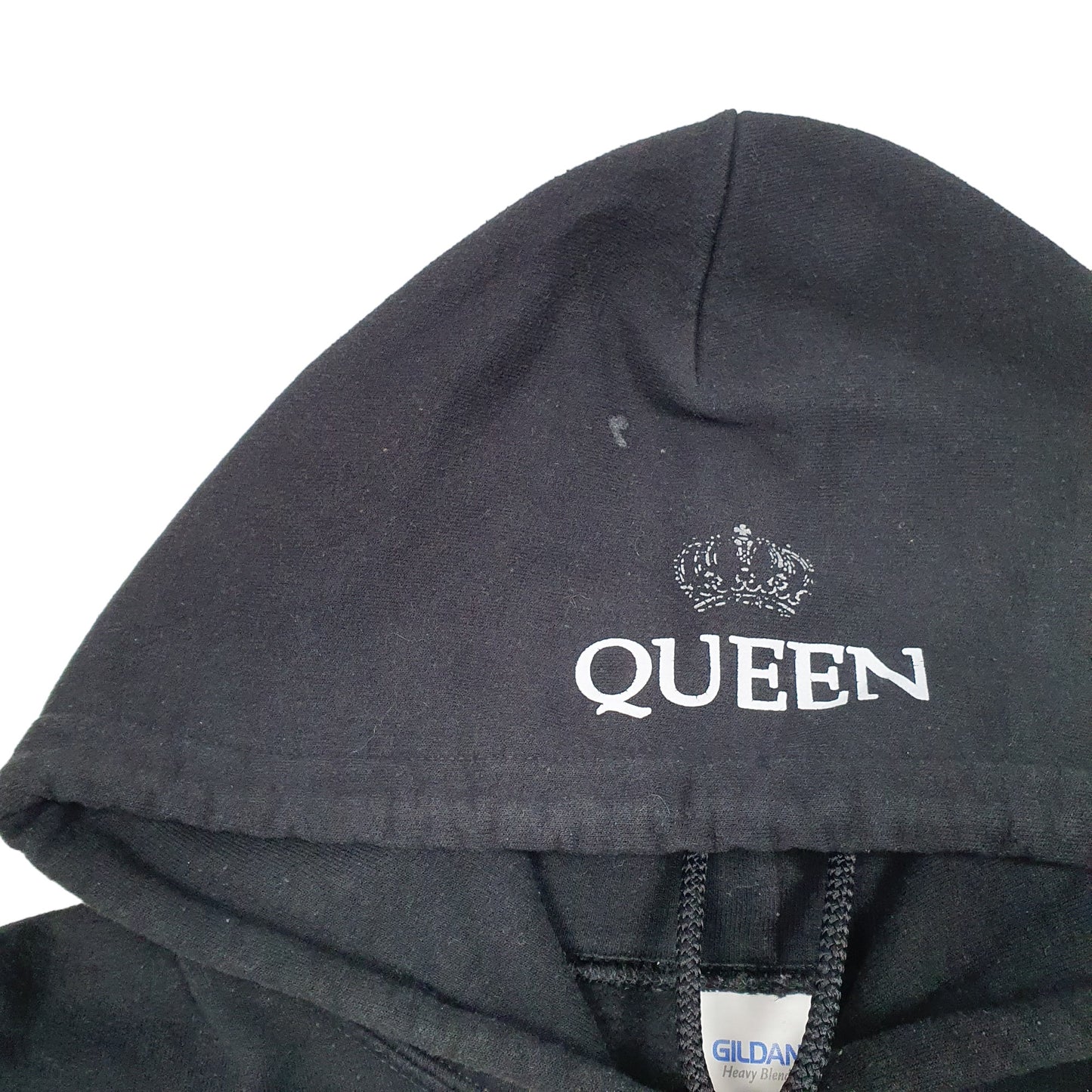 Mens Black Gildan Queen Band Rock & Roll Hoodie Jumper
