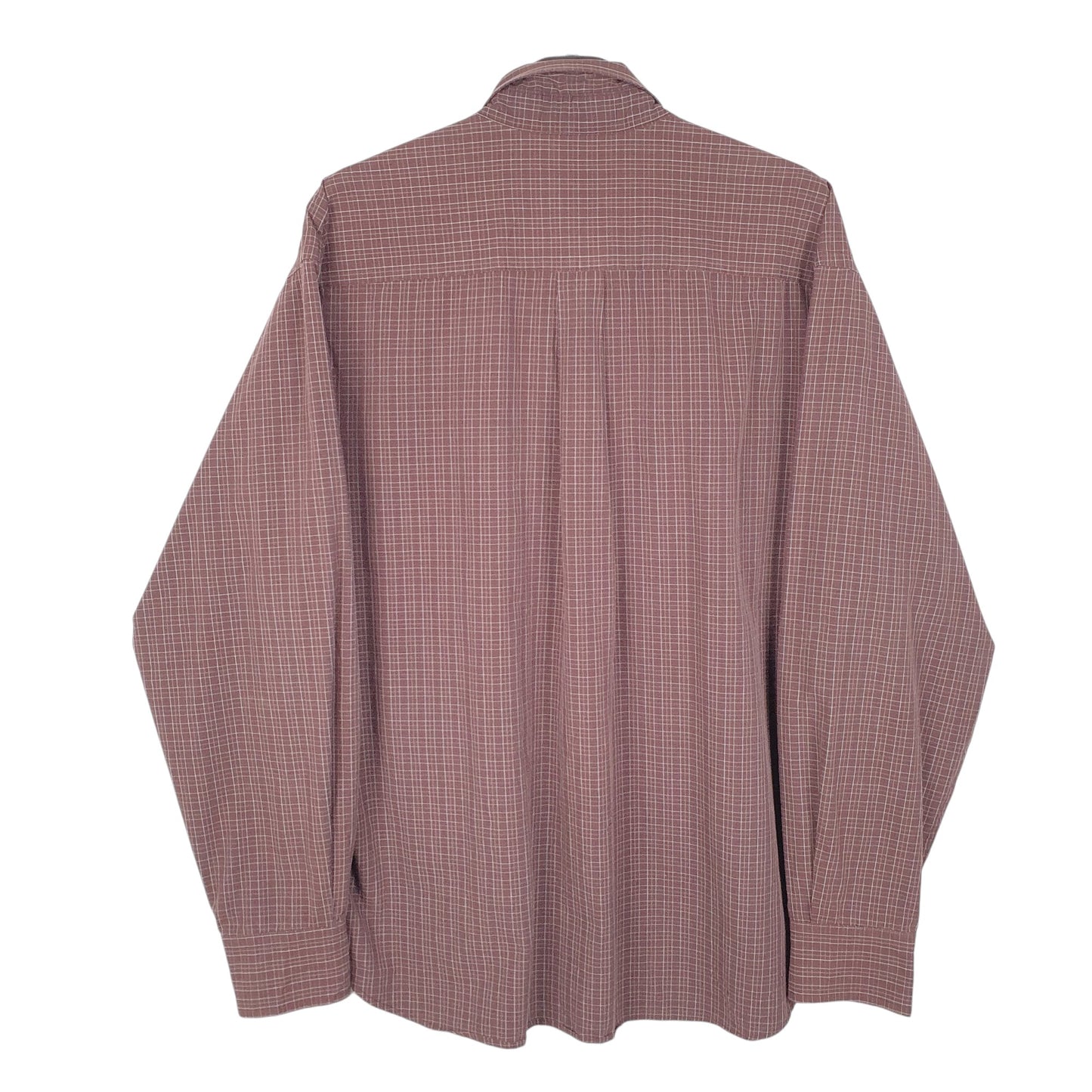 Mens Burgundy Dockers  Long Sleeve Shirt