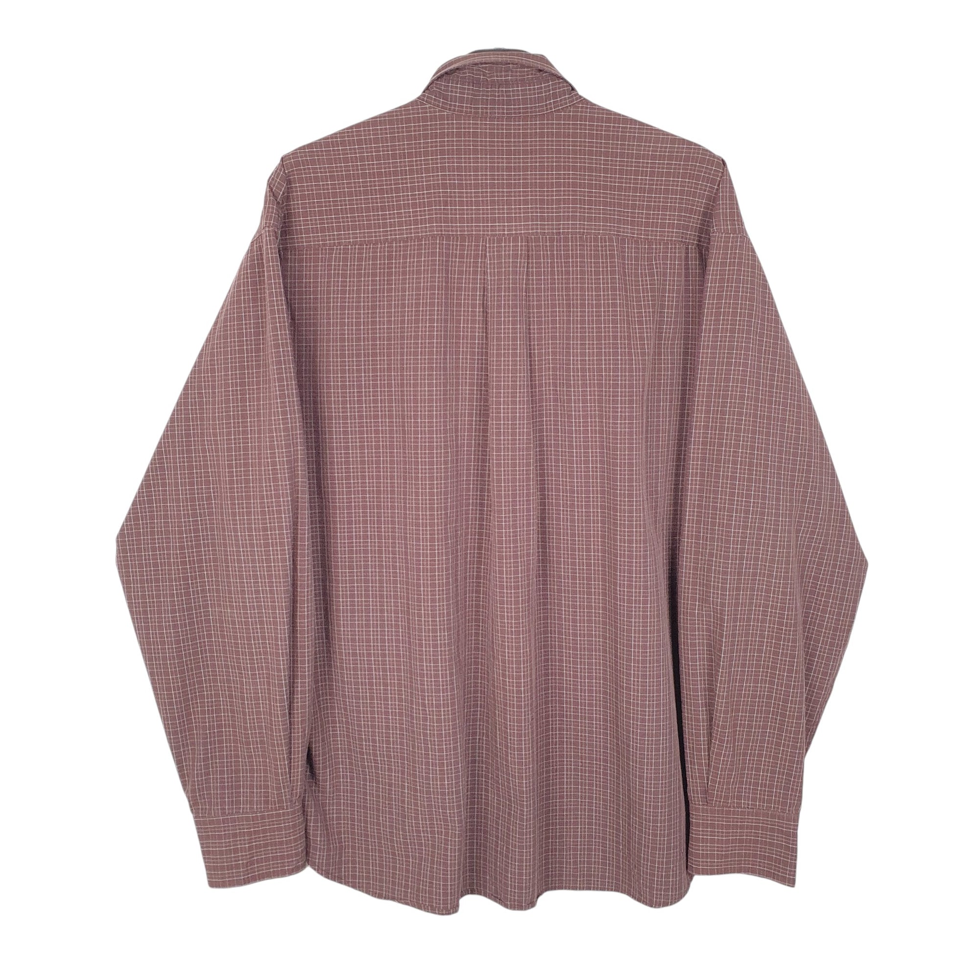 Mens Burgundy Dockers  Long Sleeve Shirt