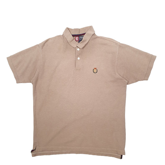 Mens Brown Chaps Ralph Lauren  Short Sleeve Polo Shirt
