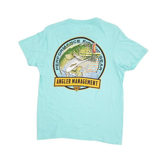 Mens Blue Columbia Sportswear PFG Fishing Short Sleeve T Shirt