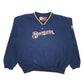 Mens Navy Nike Vintage MLB Milwaukee Brewers  Coat
