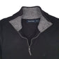Mens Black Nautica Knitwear Quarter Zip Jumper
