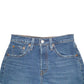 Womens Blue Levis 501 Jorts Denim Shorts
