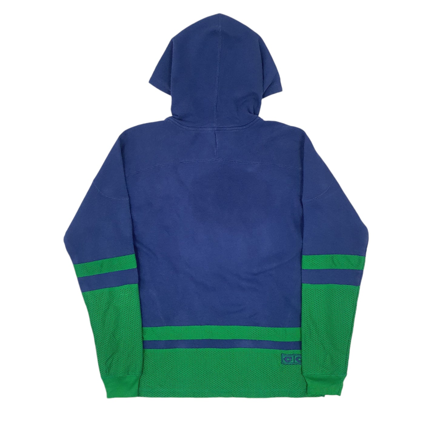 Mens Blue CCM NHL Vancouver Canucks Hoodie Jumper