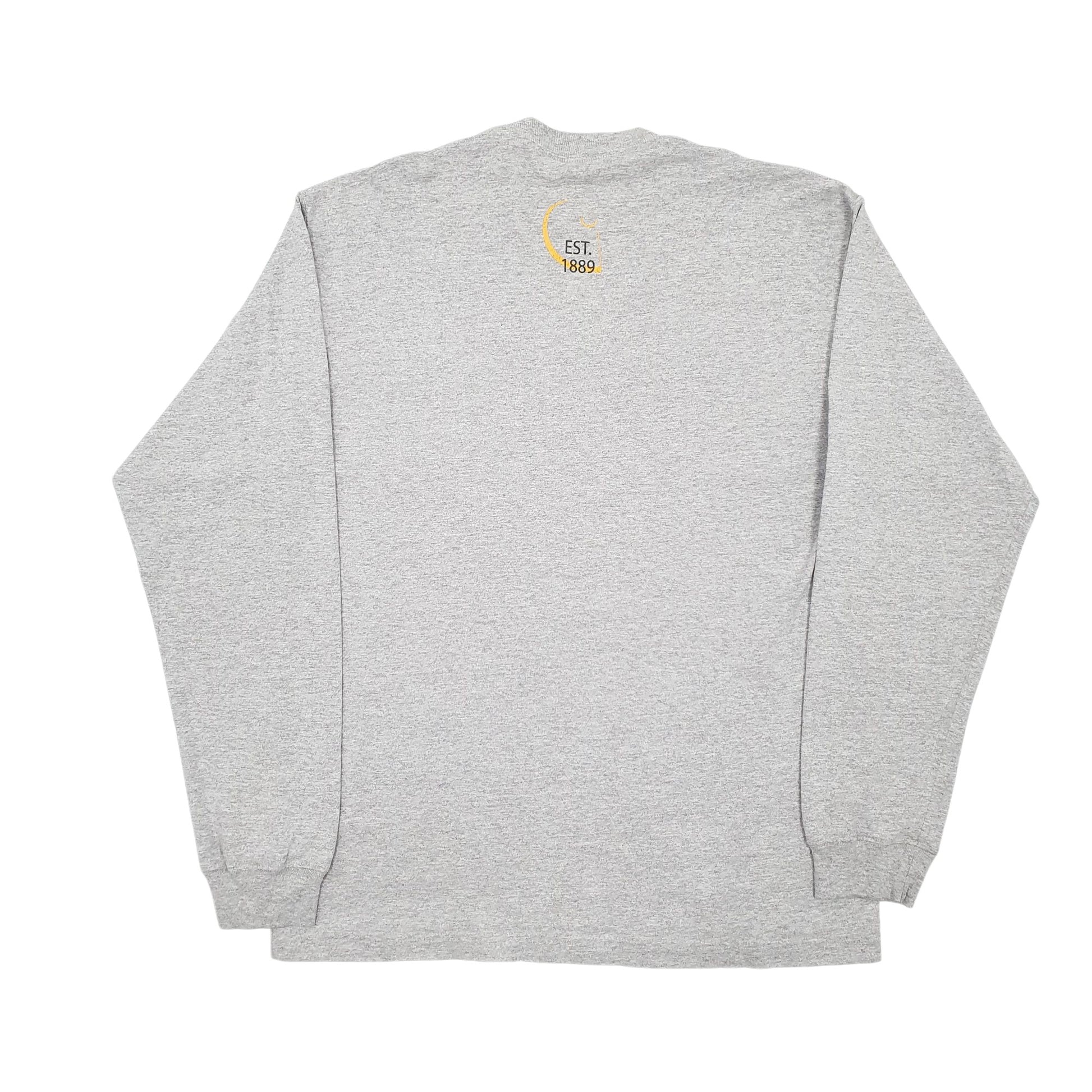 Mens Grey Carhartt  Long Sleeve T Shirt