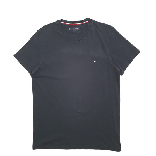 Mens Black Tommy Hilfiger  Short Sleeve T Shirt