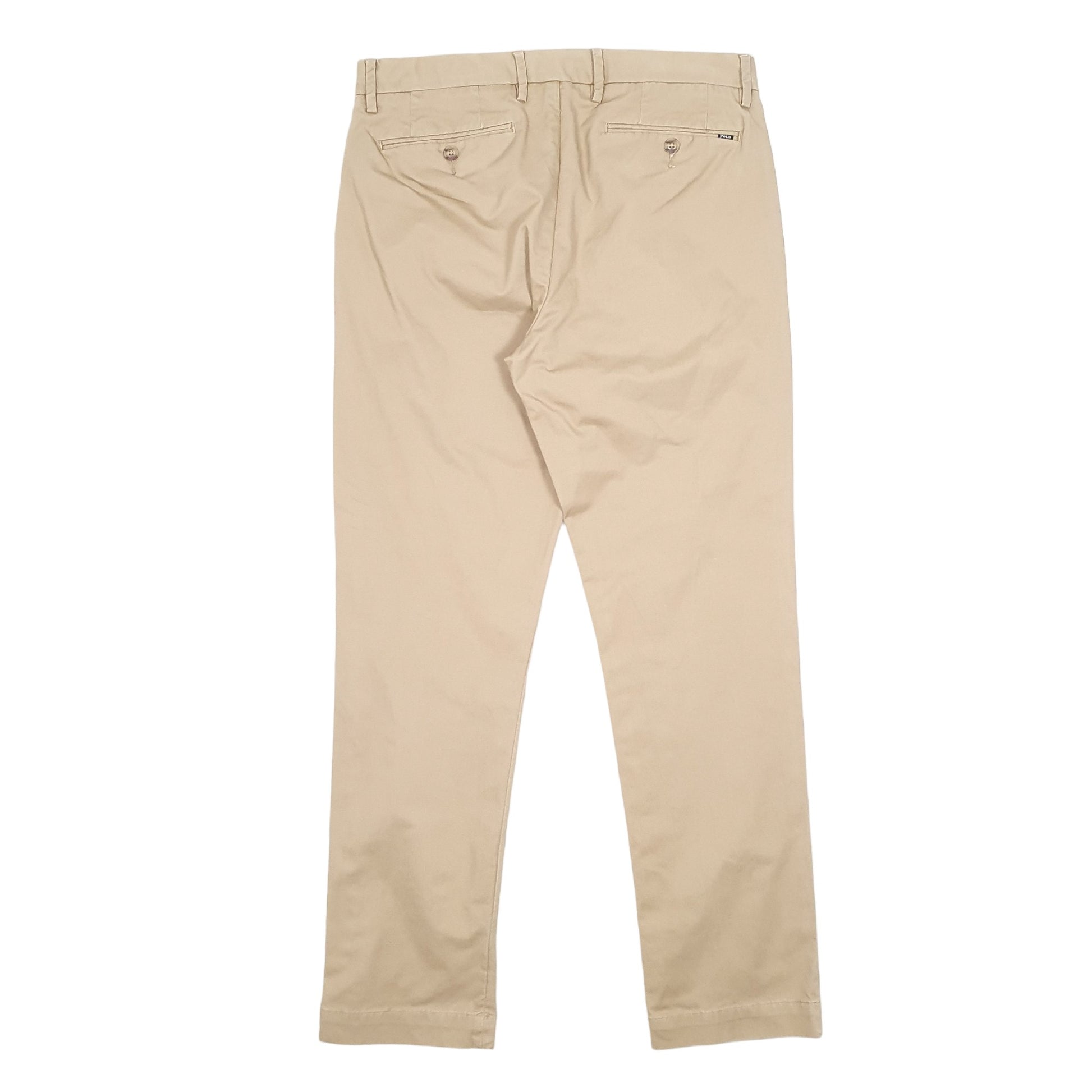 Mens Tan Polo Ralph Lauren Stretch Chino Trousers