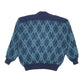 Mens Blue Unbranded Knitwear Cardigan Full Zip Coat