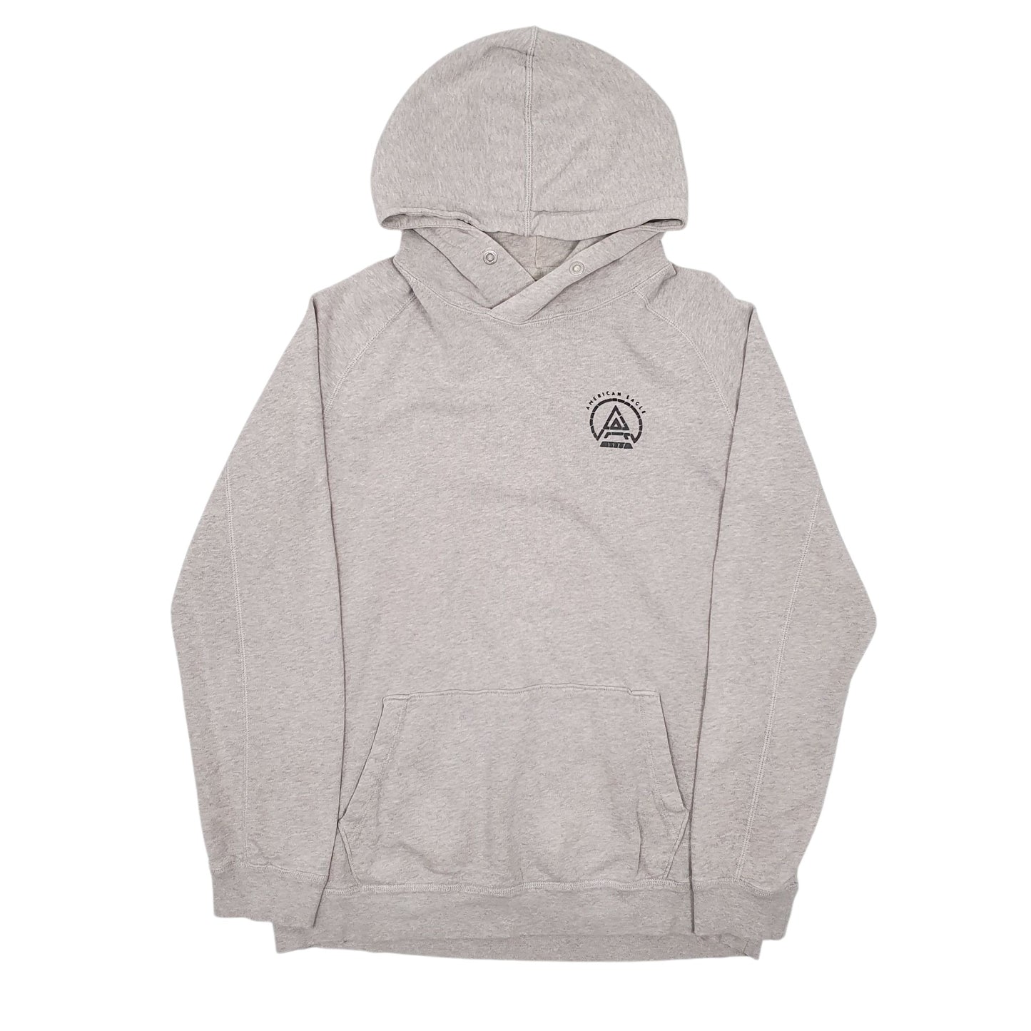 Mens Grey American Eagles  Hoodie Jumper