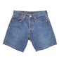 Womens Blue Levis 501 Jorts Hot Pants Denim Shorts