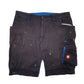 Mens Black Englebert Strauss  Cargo Shorts