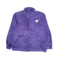 Womens Purple Champion Fluffy Full Zip Jumper