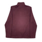 Mens Burgundy Izod  Quarter Zip Jumper