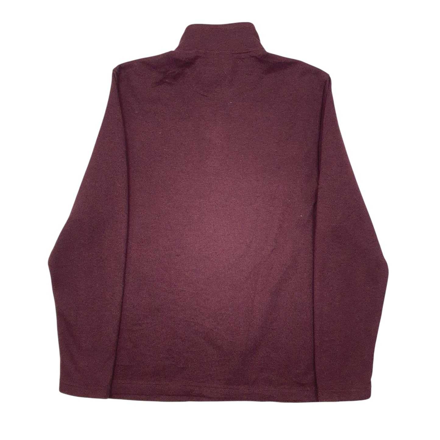 Mens Burgundy Izod  Quarter Zip Jumper