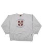 Mens Grey Cotton Ridge Cambridge University Crewneck Jumper