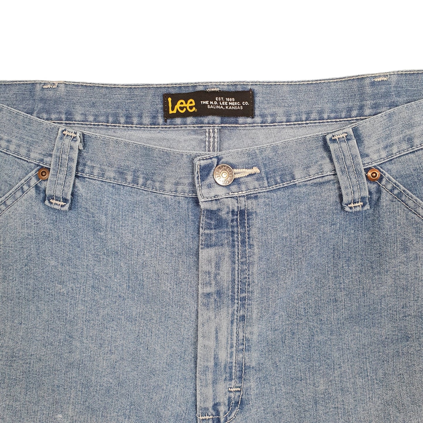 Mens Blue Lee Jorts Denim Shorts