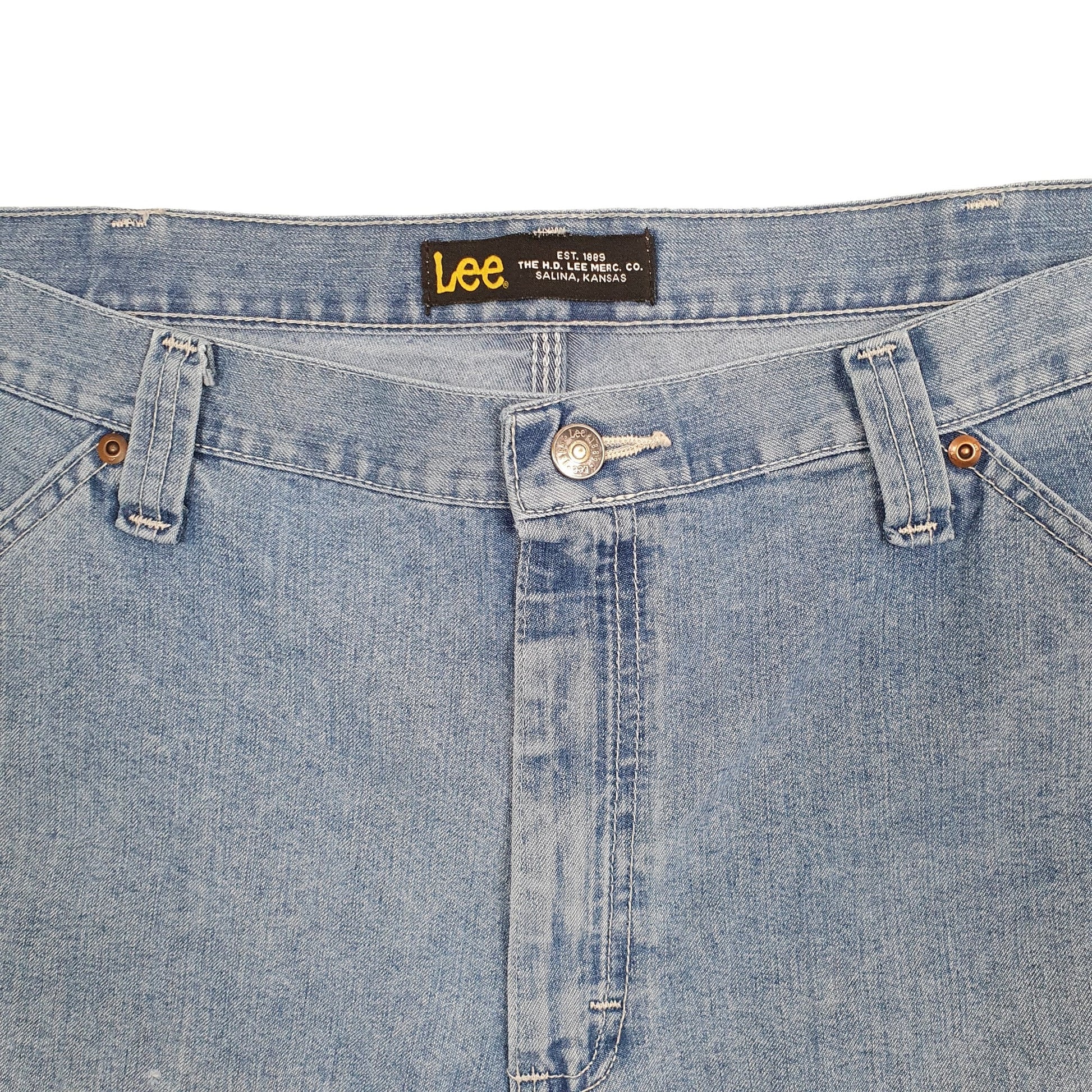 Mens Blue Lee Jorts Denim Shorts