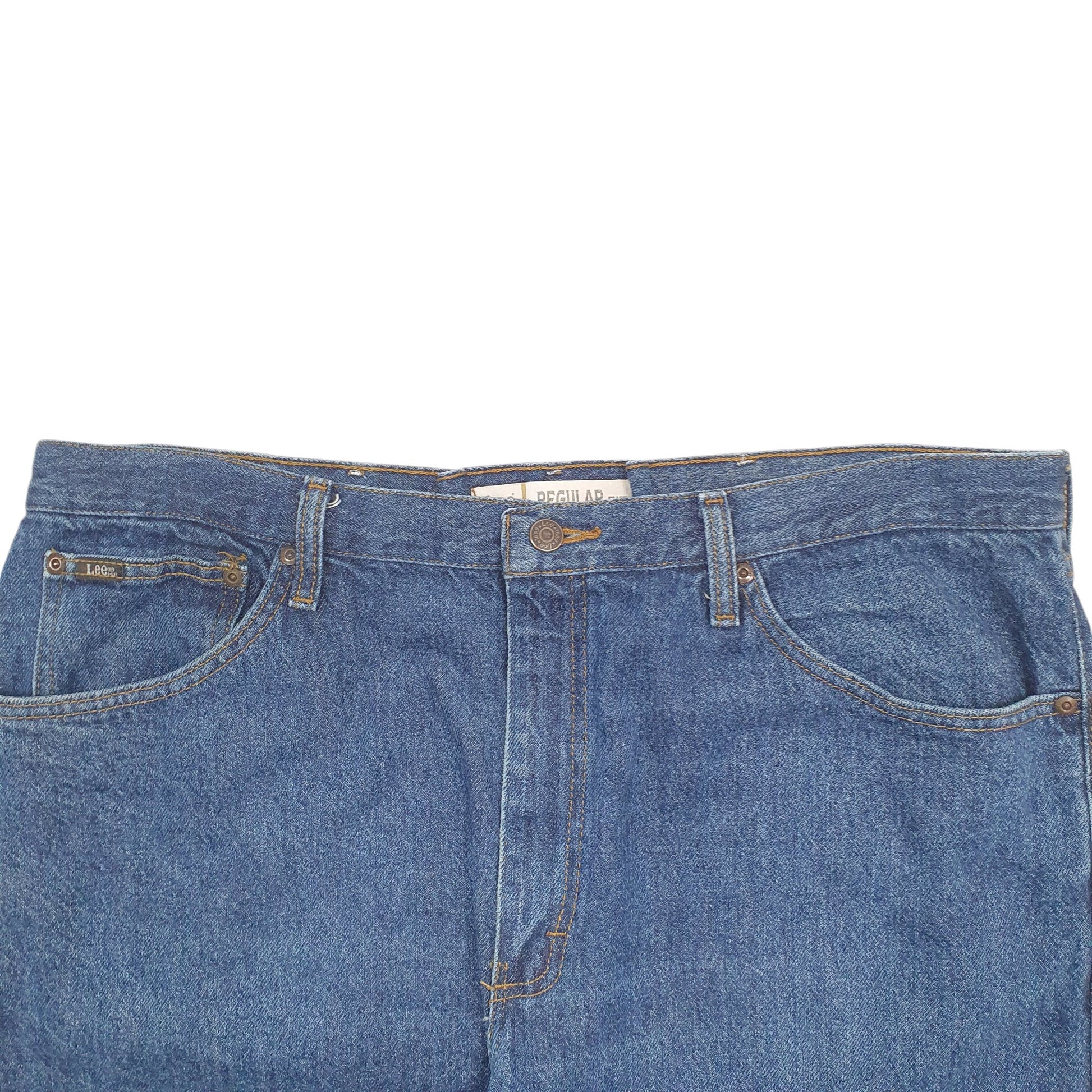 Mens Blue Lee  Regular JeansW42 L30