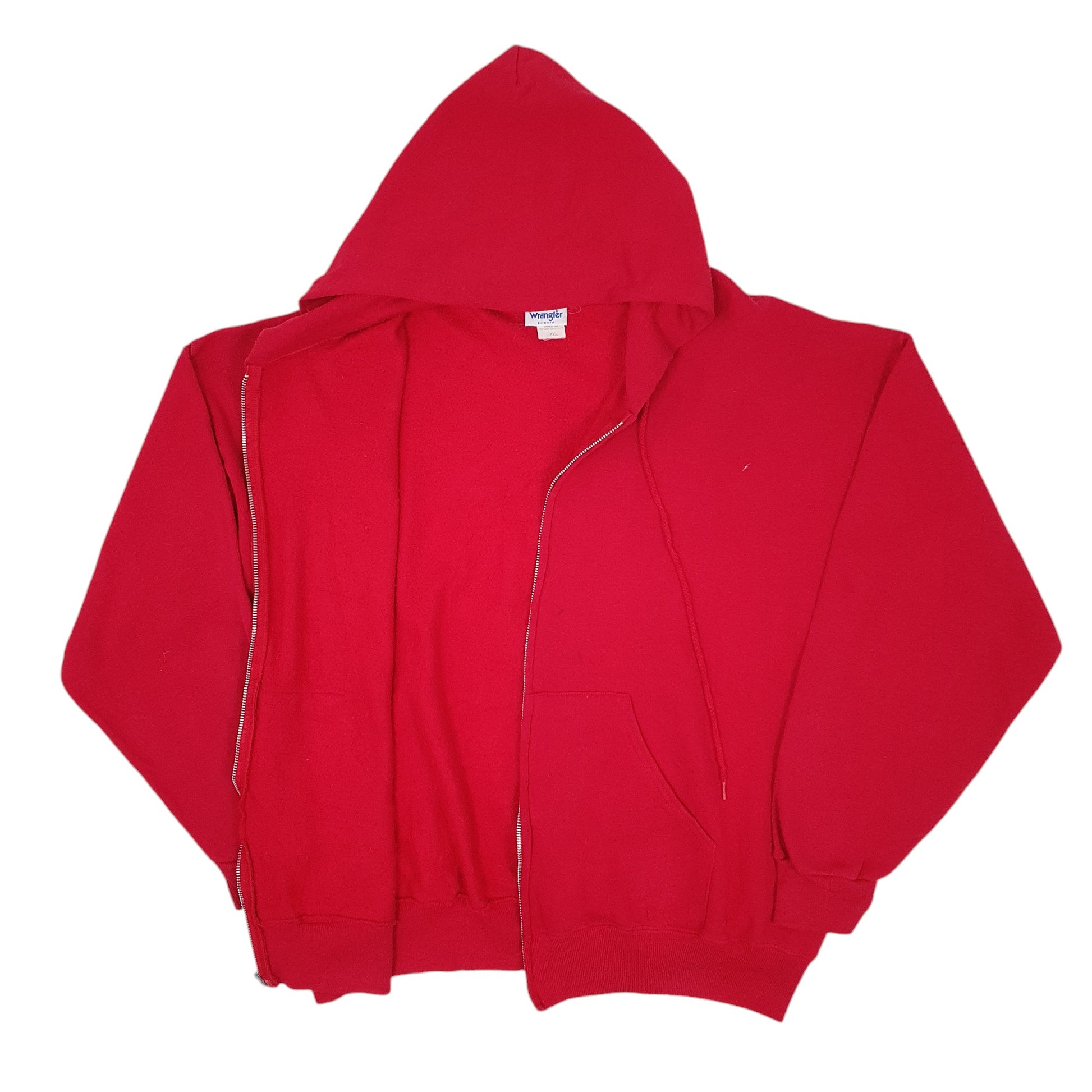 Mens Red Wrangler Vintage 1980s, Made in USA Full Zip Jumper