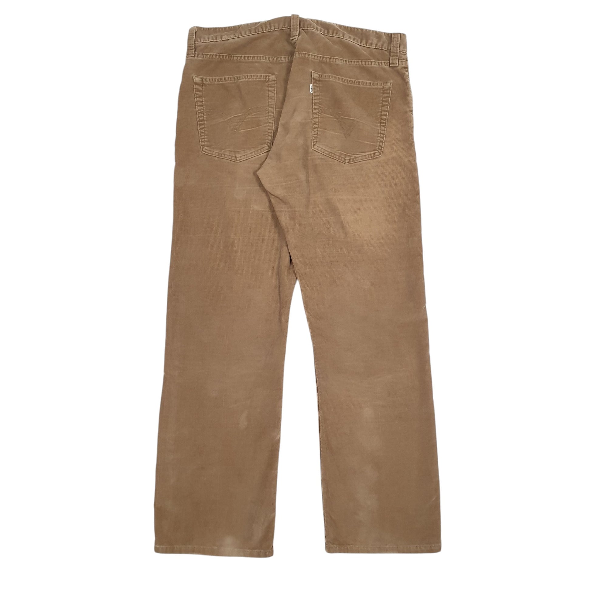 Mens Beige Levis  Corduroy Trousers