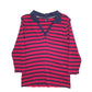 Womens Red Tommy Hilfiger Long Dleeve Long Sleeve Polo Shirt