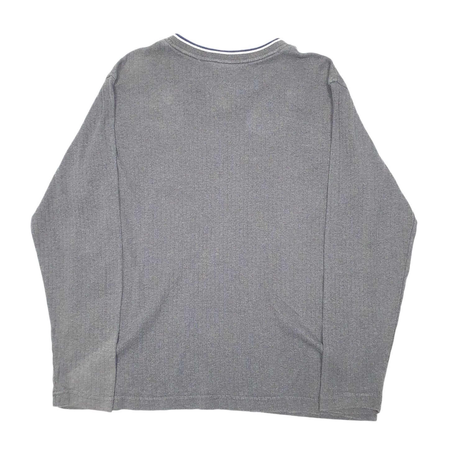 Mens Grey Tommy Hilfiger Knit V Neck Jumper