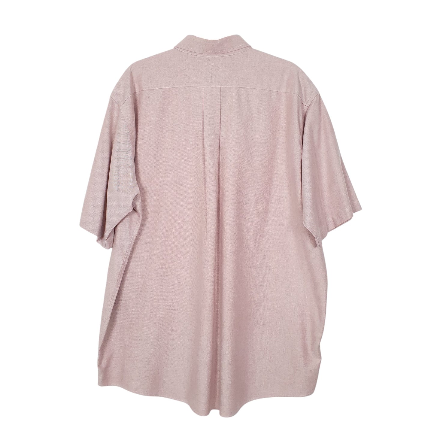 Mens Pink L.L.Bean  Short Sleeve Shirt