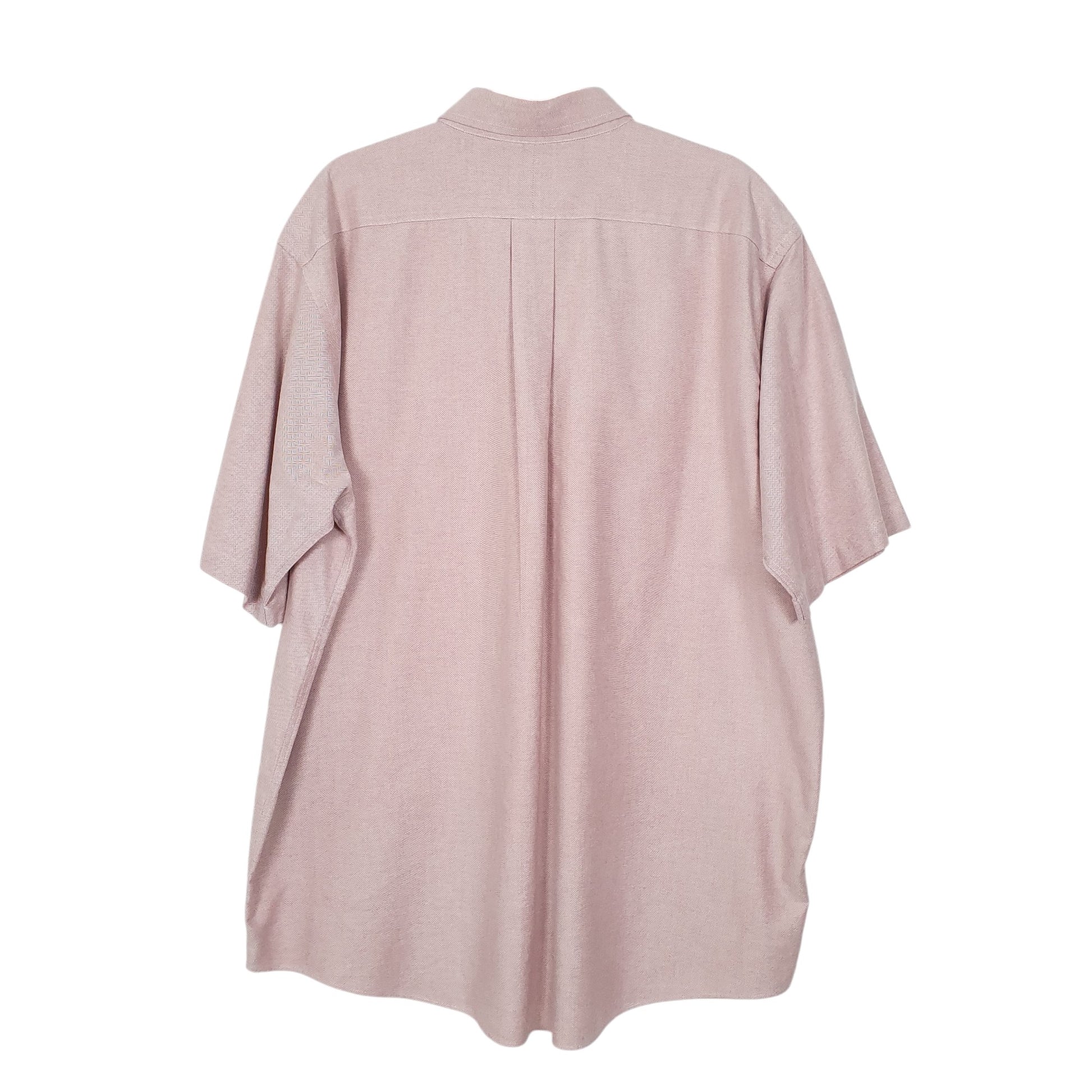 Mens Pink L.L.Bean  Short Sleeve Shirt