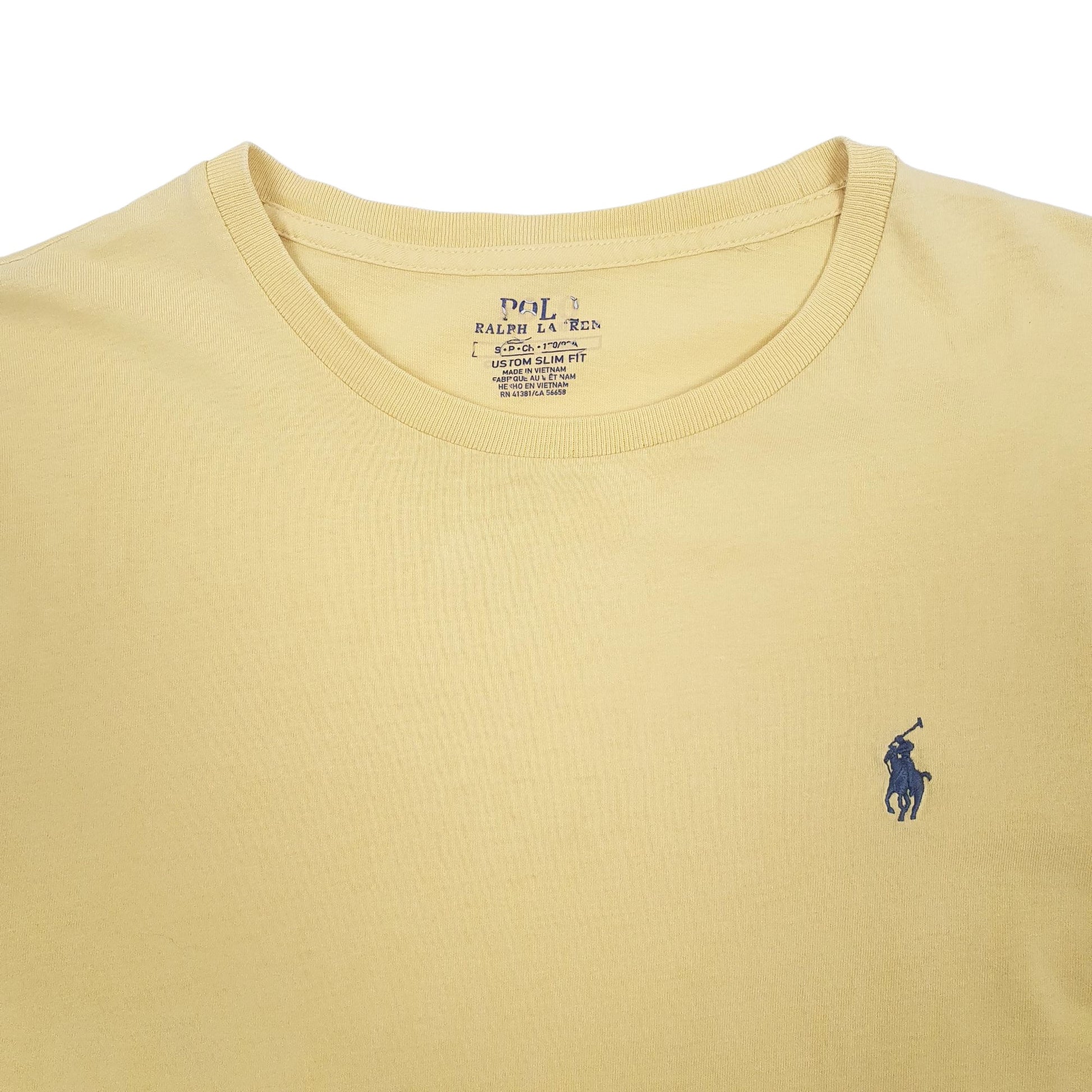 Mens Yellow Polo Ralph Lauren  Short Sleeve T Shirt