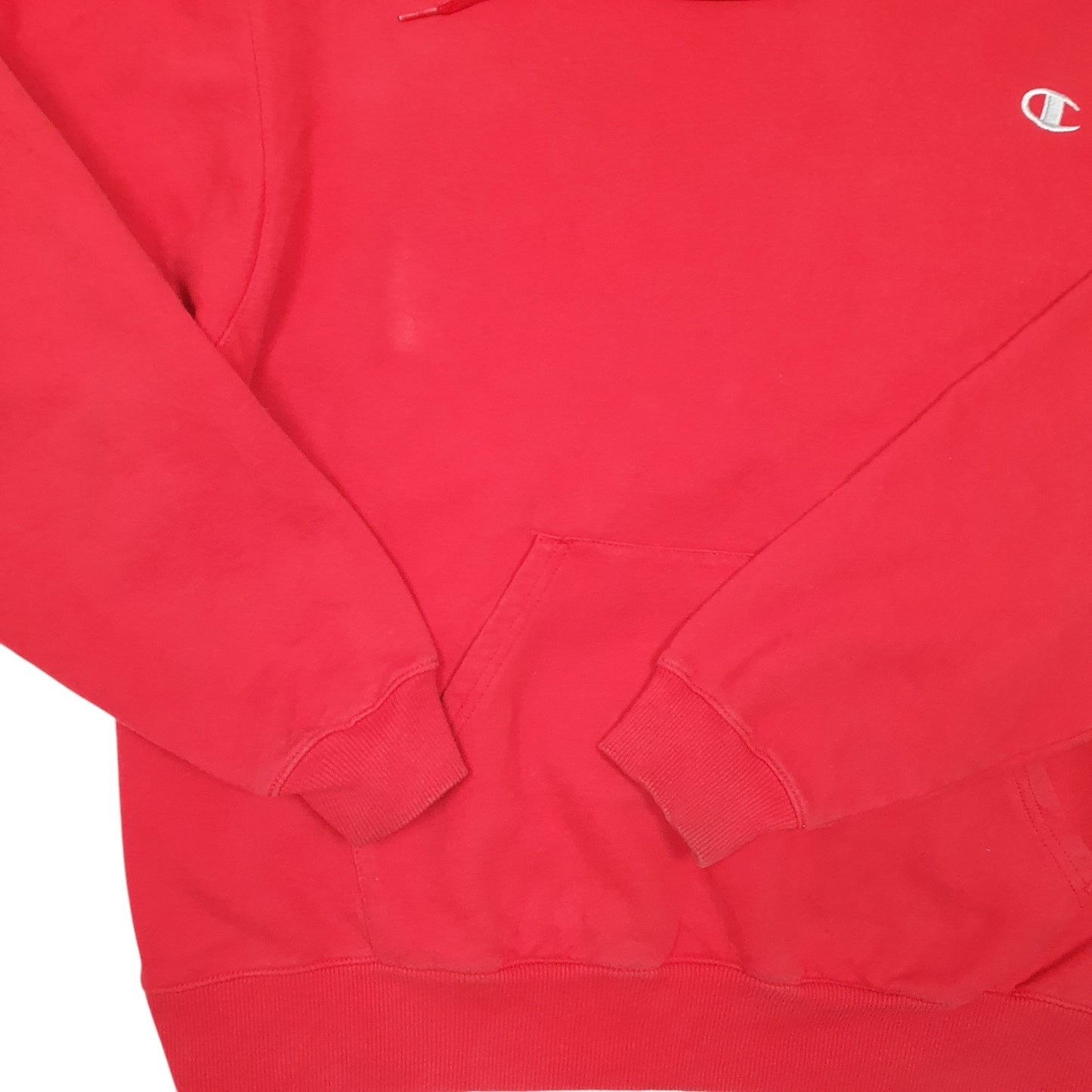 Mens Red Champion  Hoodie Jumper