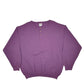 Mens Purple Tultex  Crewneck Jumper