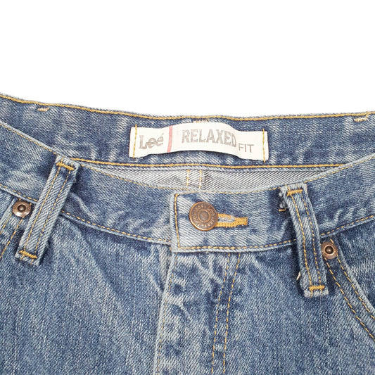 Mens Blue Lee Relaxed Casual JeansW38 L34