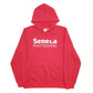 Mens Red Clique Seneca Polytechnic Hoodie Jumper