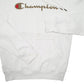 Mens White Champion  Hoodie Jumper