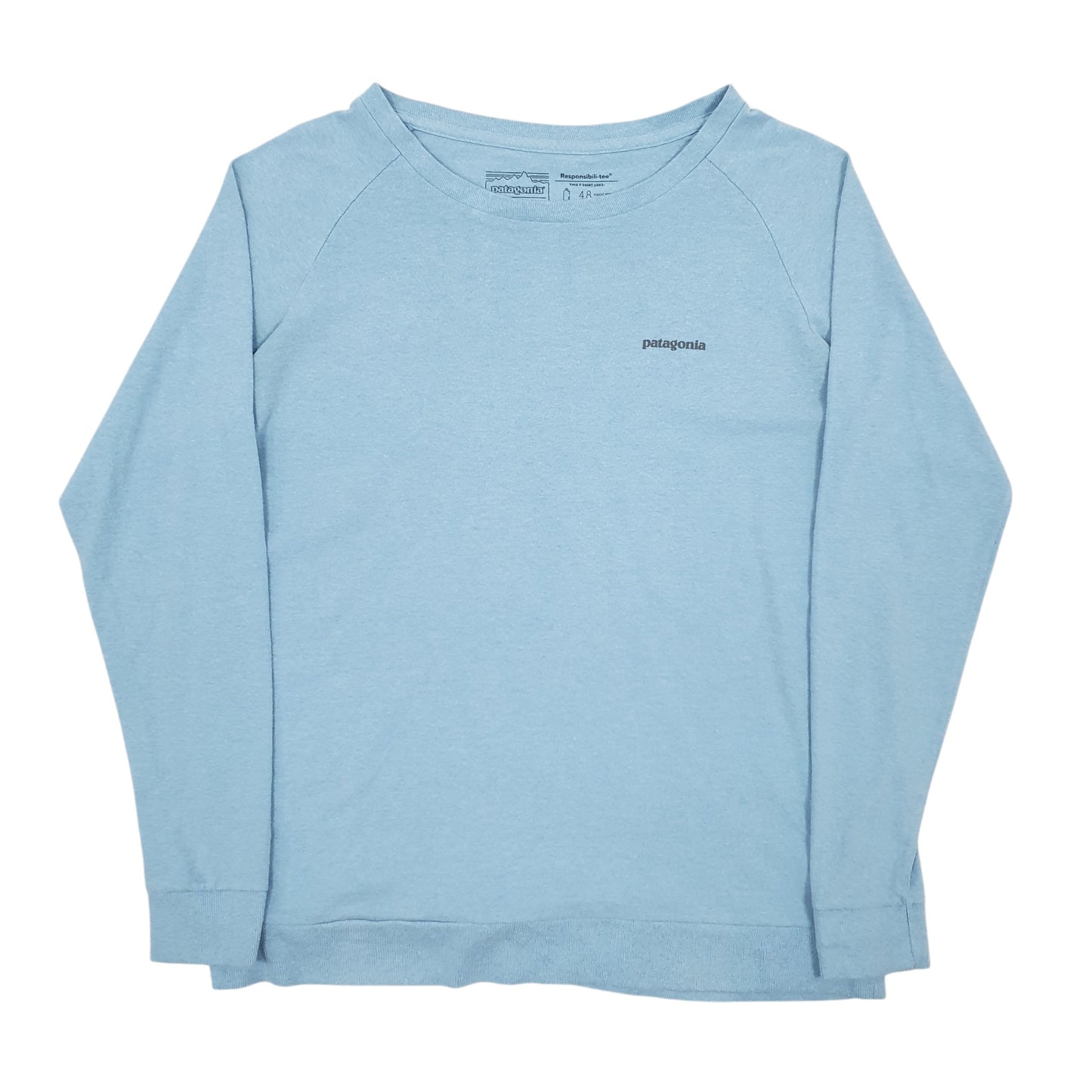 Mens Blue Patagonia  Long Sleeve T Shirt