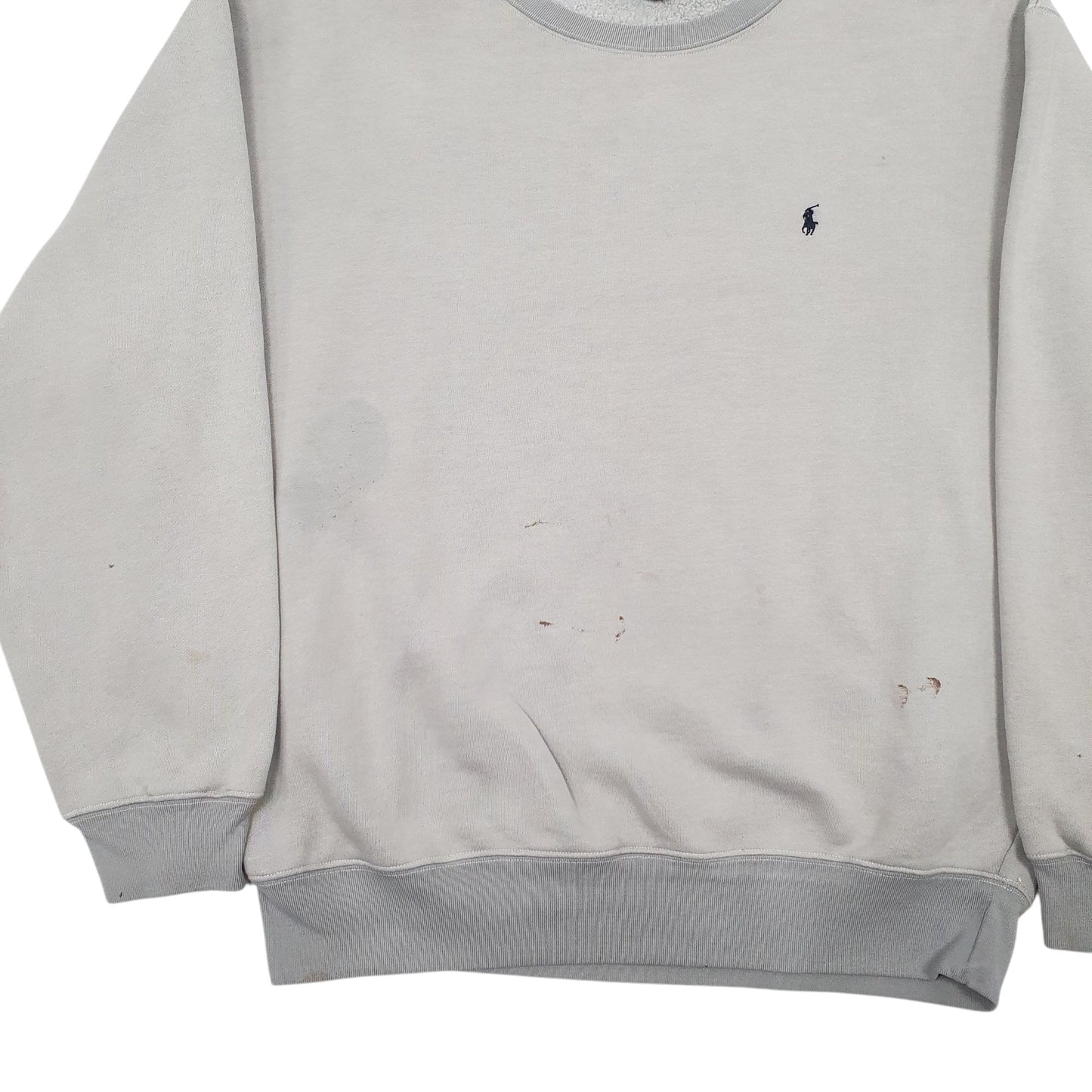 Mens Grey Polo Ralph Lauren  Crewneck Jumper