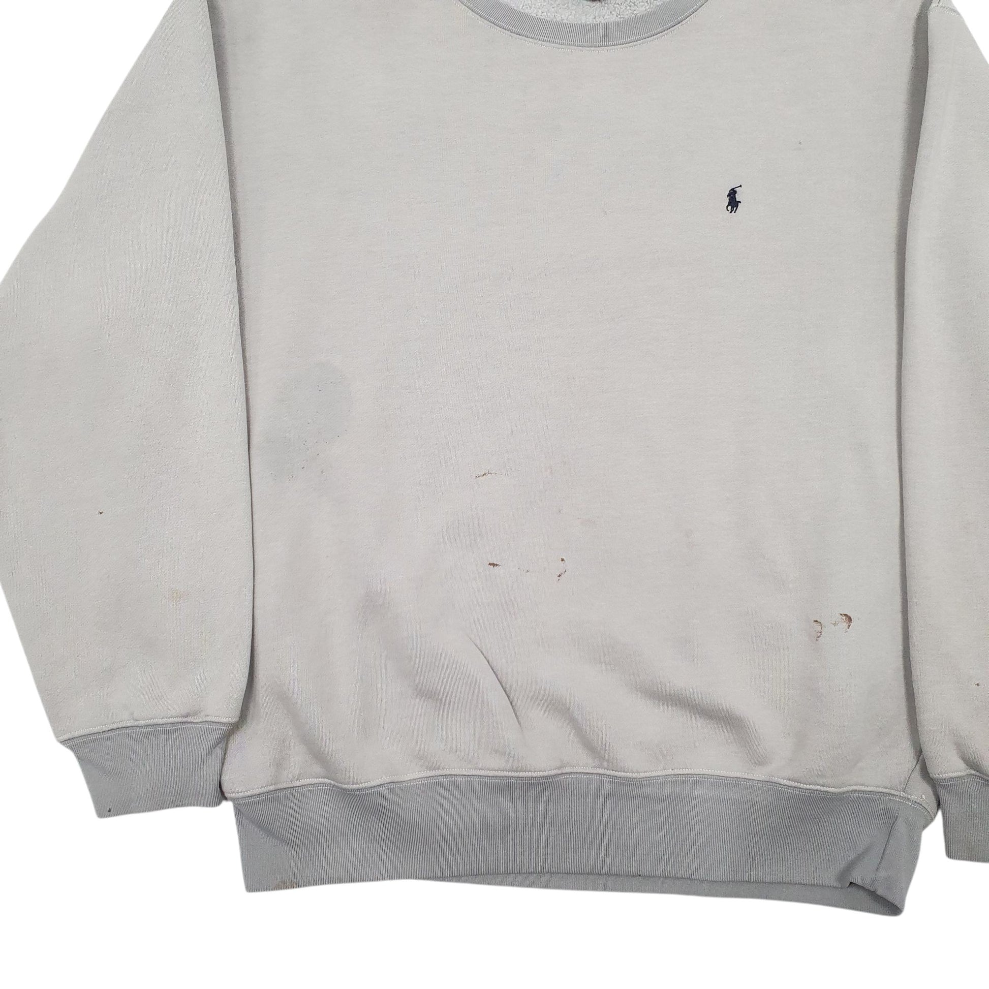 Mens Grey Polo Ralph Lauren  Crewneck Jumper